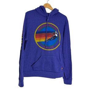 Aviator Nation Purple Vail Relaxed Hoodie